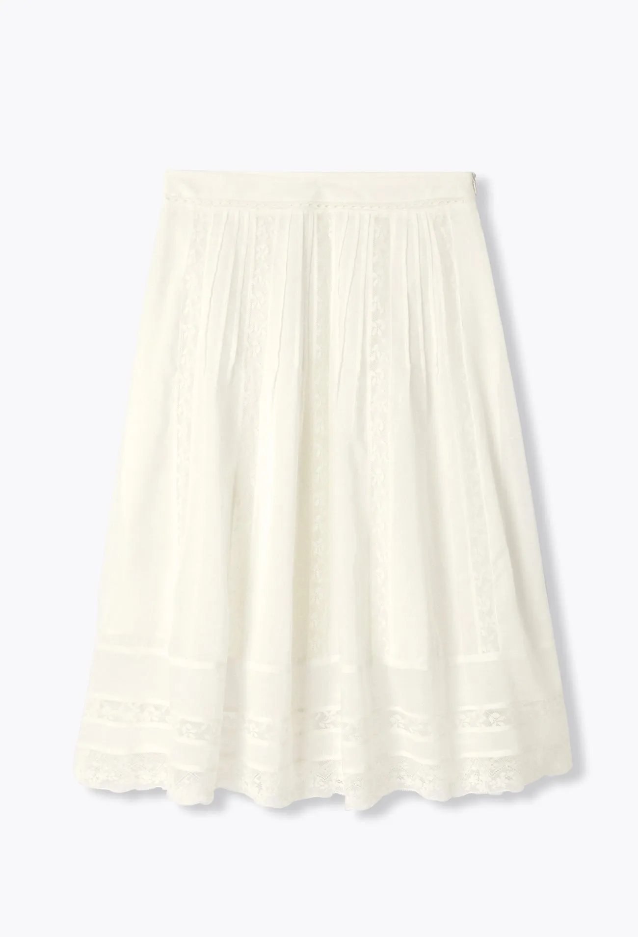 Jupe midi plissée Femme