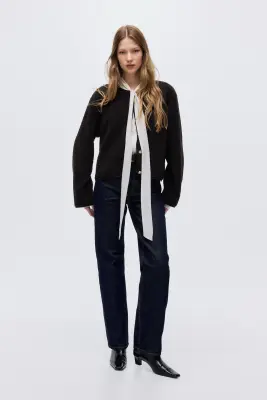 Veste en tissu Teddy bear - Marron foncé — photo 1