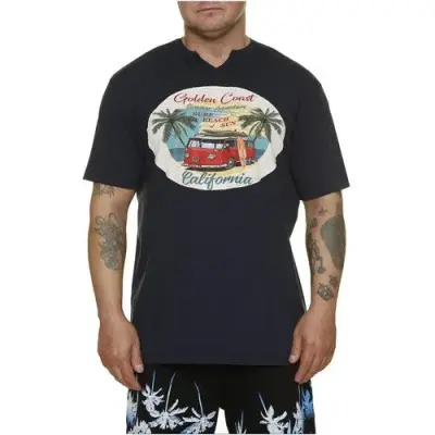 MAXFORT TEE SHIRT COMBI Marine — photo 1