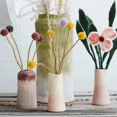 Fleur coquelicot Poppy en laine – Aveva — photo 1