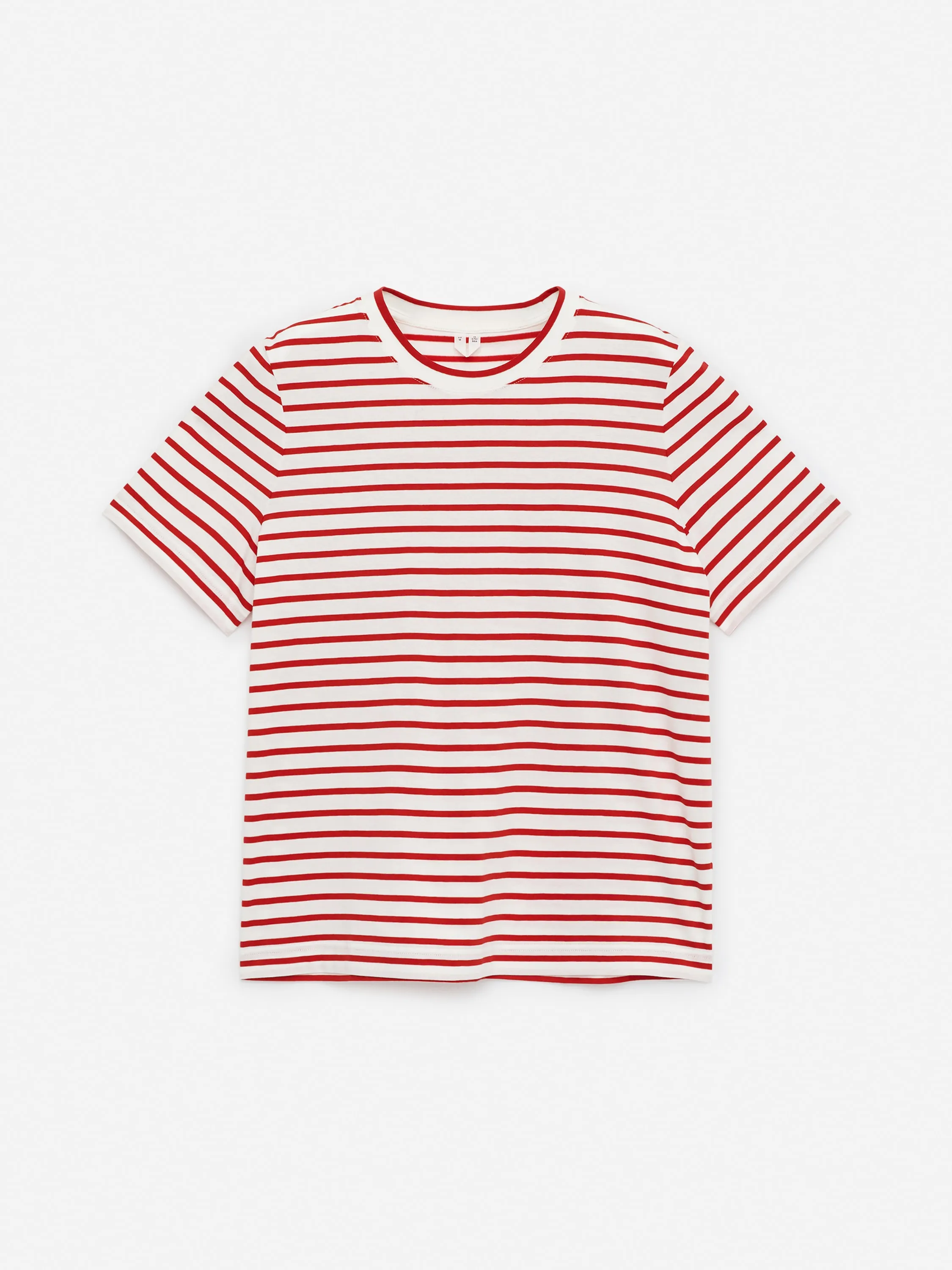 T-shirt signature à manches courtes - Rouge/Blanc