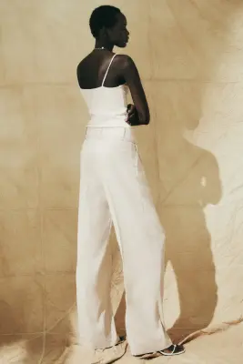 Pantalon chic - Beige clair — photo 2
