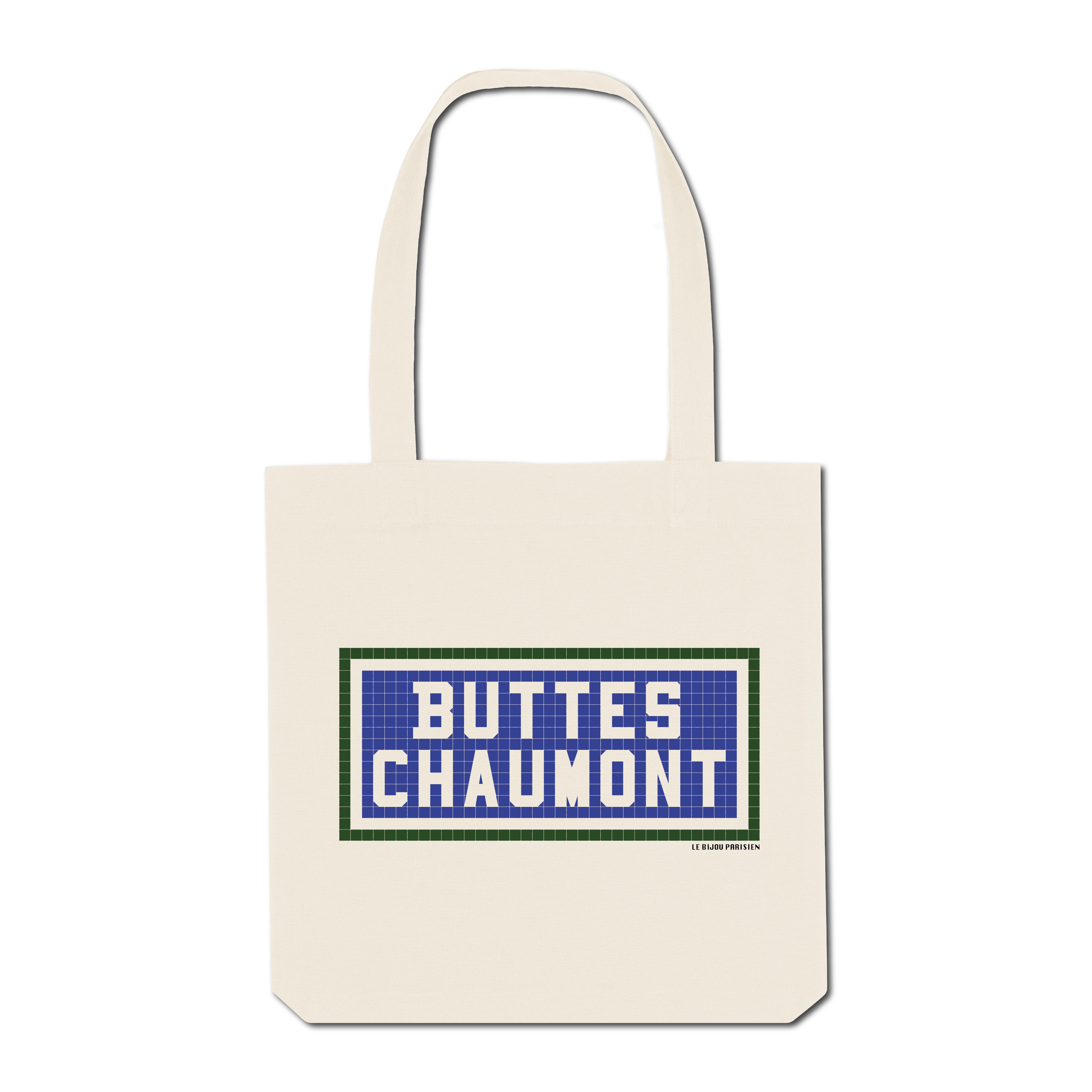 TOTE BAG IMPRIMÉ - BUTTES CHAUMONT - ÉCRU
