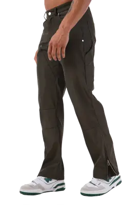 Dark Green Cargo Trousers — photo 2