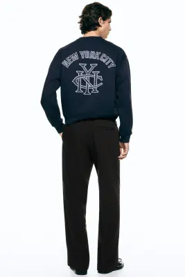 Pantalon Relaxed Fit - Marron foncé — photo 3