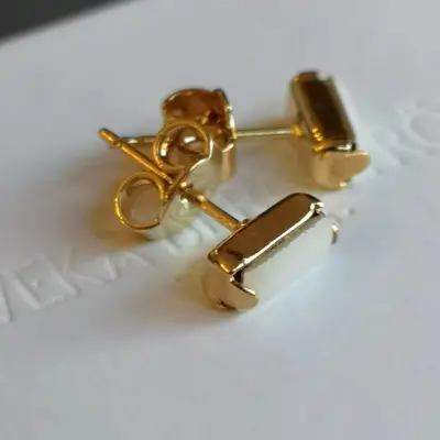 Flingan, 7*3 mm crystal earrings — photo 4