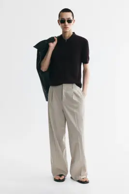 Polo Slim Fit - Violet prune foncé — photo 2