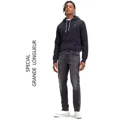 LEVIS 502 TAPER BT BIOLOGIA ADV Gris SPECIAL GRANDE LONGUEUR — photo 1