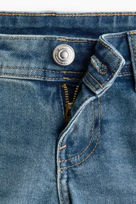 Flared Ultra Low Waist Jeans - Bleu denim — photo 3