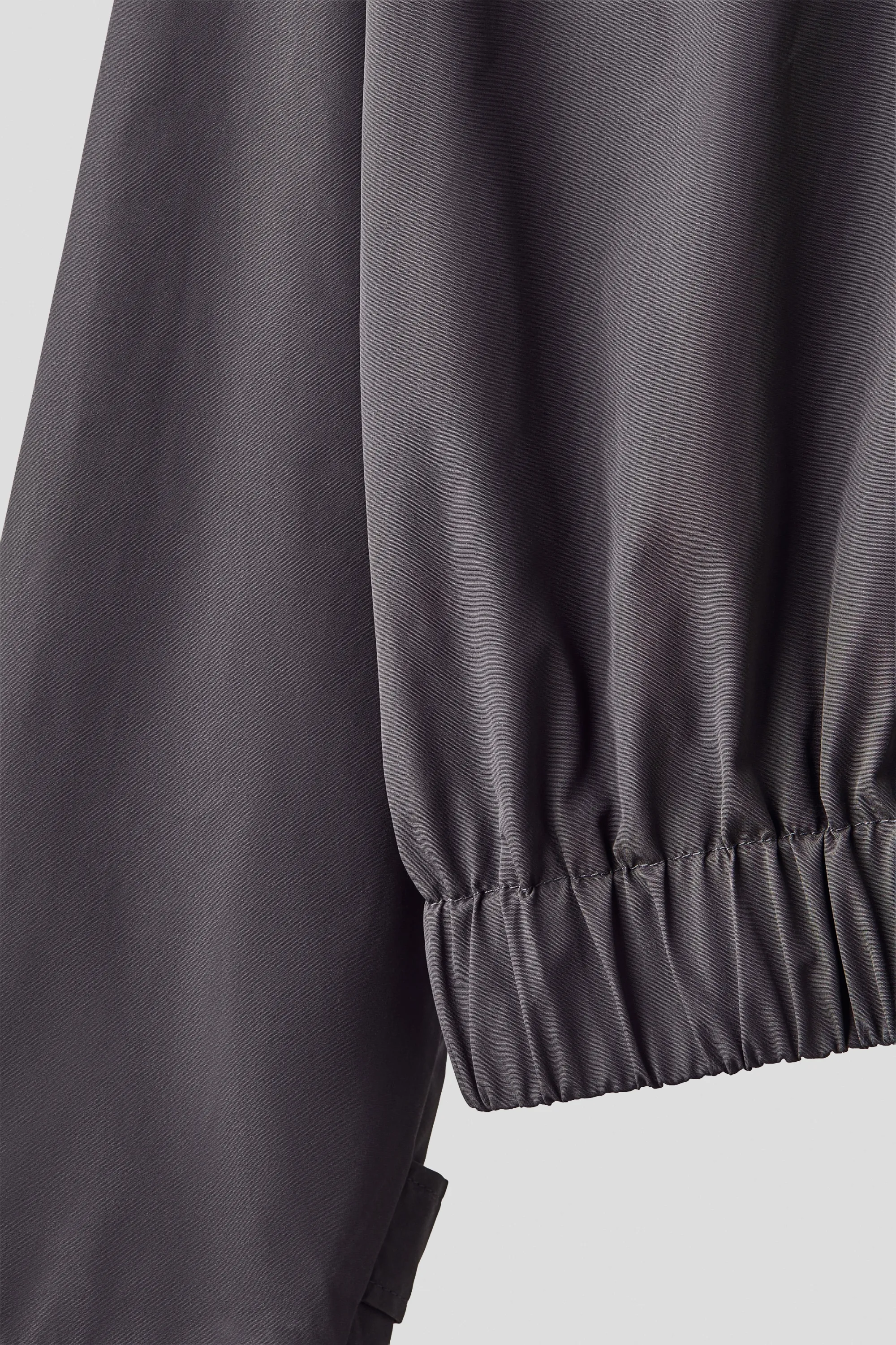 Veste à col entonnoir - Gris foncé