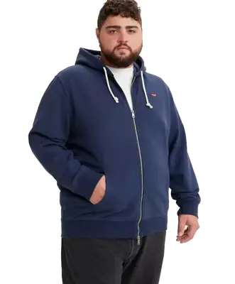 LEVIS SWEAT ZIP UP TRUE CHINO Marine — photo 2