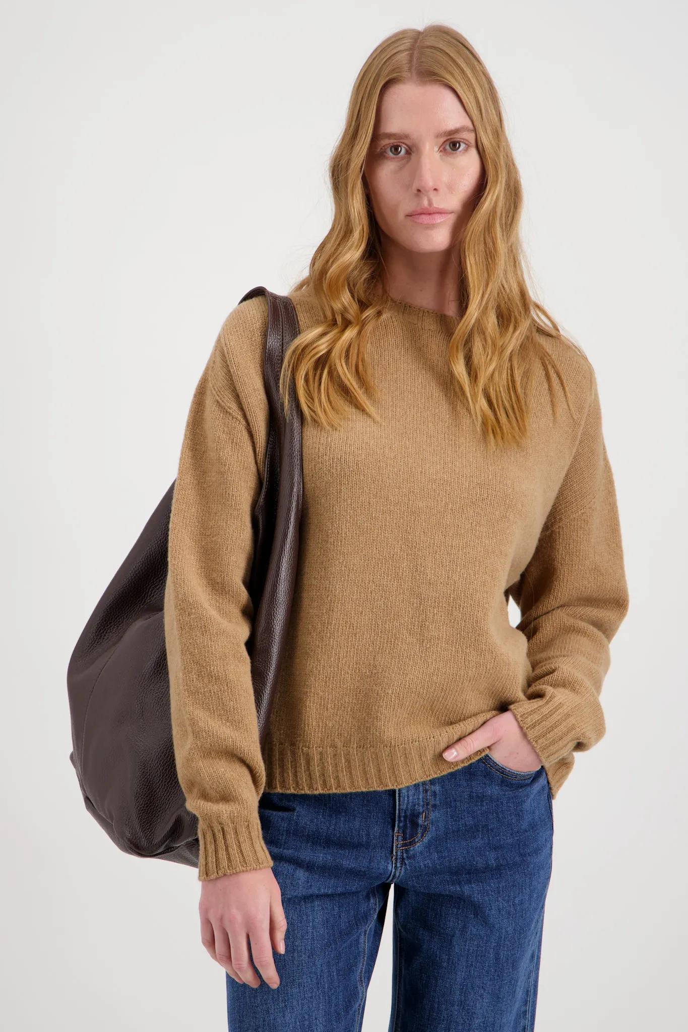 PULL LAINE MÉRINOS WOOLY - CAMEL
