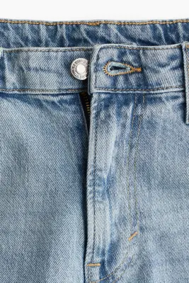 Petite Length Flared High Jeans - Bleu denim clair — photo 2