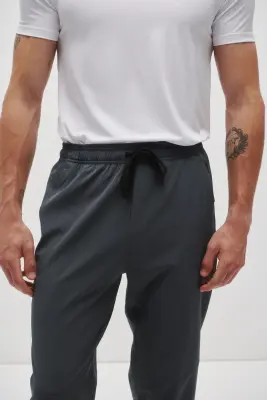 Pantalon jogger de sport Regular Fit DryMove™ - Gris plomb — photo 2
