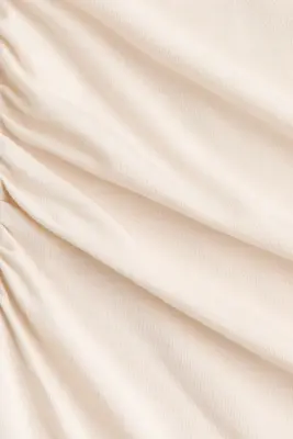 Top en modal à effet drapé - Beige clair — photo 4