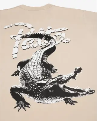 Patta Croco T-Shirt Oatmeal — photo 4