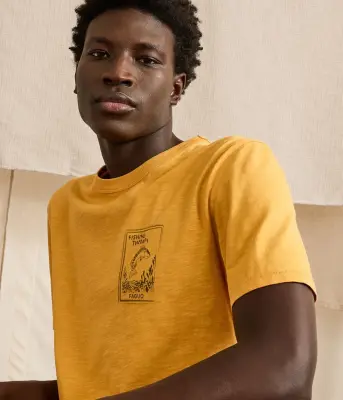 Faguo – Tshirt Retz Yellow — photo 3