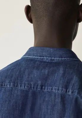 La chemise en jean - Bleu moyen — photo 3