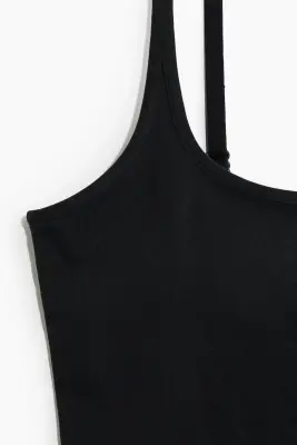 Body string paddé Seamless - Noir — photo 5