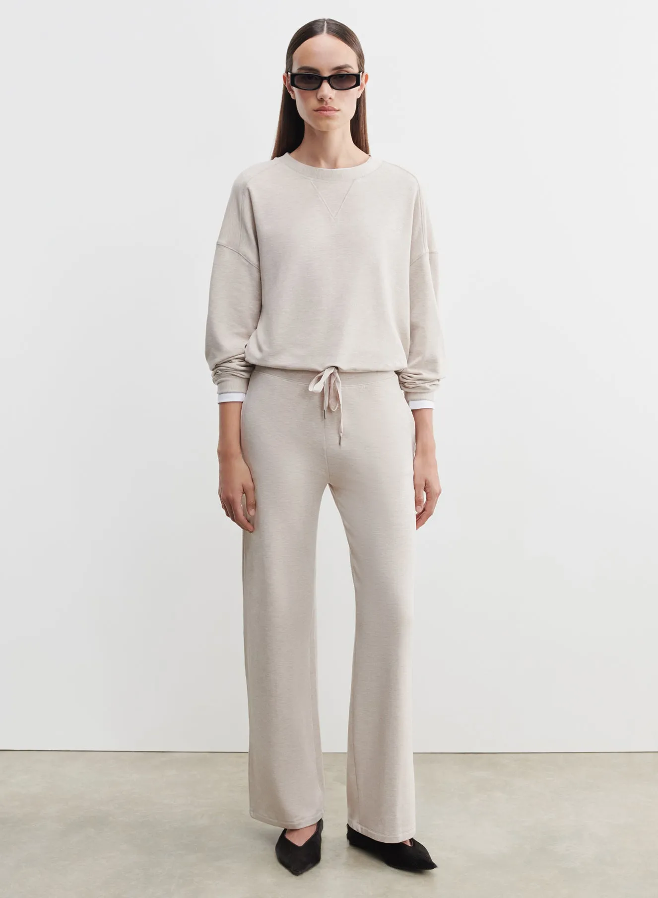 Pantalon en viscose et élasthanne