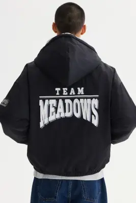 Veste coupe-vent matelassée en nylon - Noir/Team Meadows — photo 3