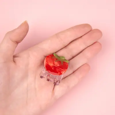 Mini pince à cheveux Tomate cerise Coucou Suzette — photo 5