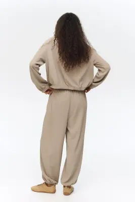 Pantalon ballon - Beige — photo 1