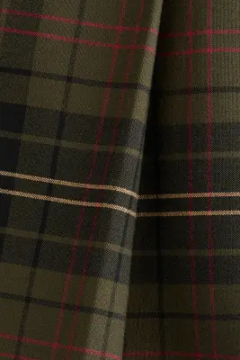 Jupe plissée - Dark green/Checked — photo 3