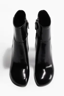 Bottines à talon - Noir — photo 1