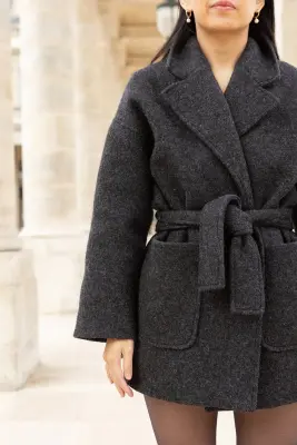 Manteau Yoko - anthracite — photo 2