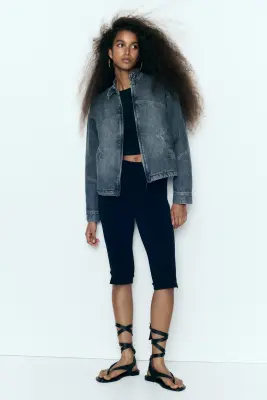Veste en denim - Bleu denim — photo 1