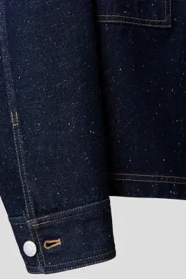 Surchemise en denim - Bleu denim foncé — photo 5