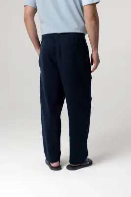 Pantalon Marine en Coton / Lin / Coton organique — photo 3