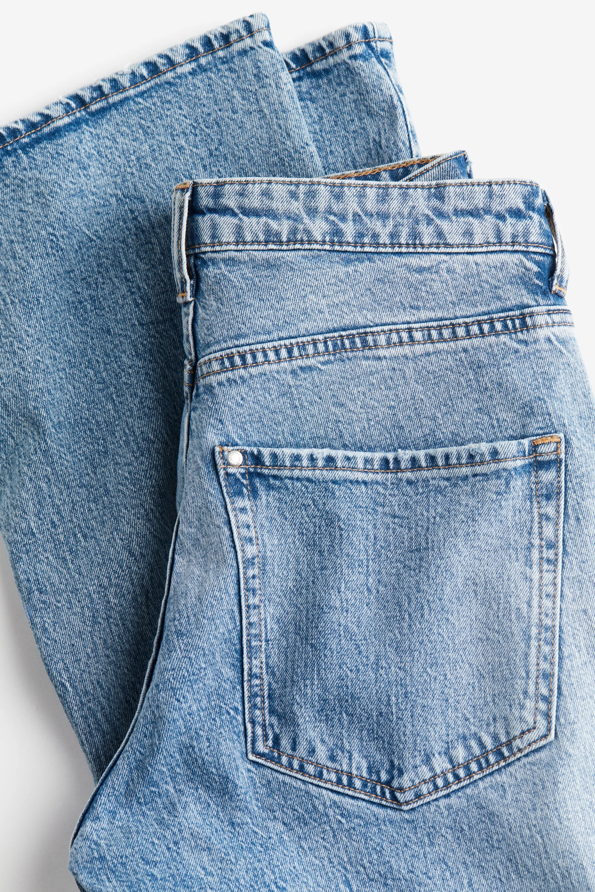 Curvy Fit Bootcut High Jeans - Bleu denim