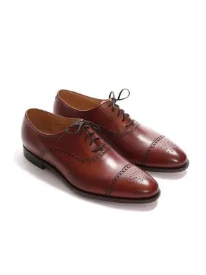 Derby richelieu MALTON à lacets en cuir marron Prix boutique 525€ Taille UK 7,5 / FR 41 — photo 2