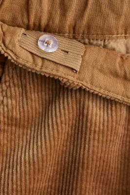 Chino en velours côtelé - Marron — photo 1