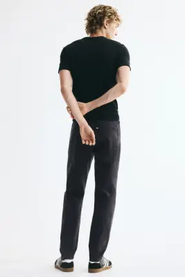 Tapered Jeans - Noir denim — photo 2