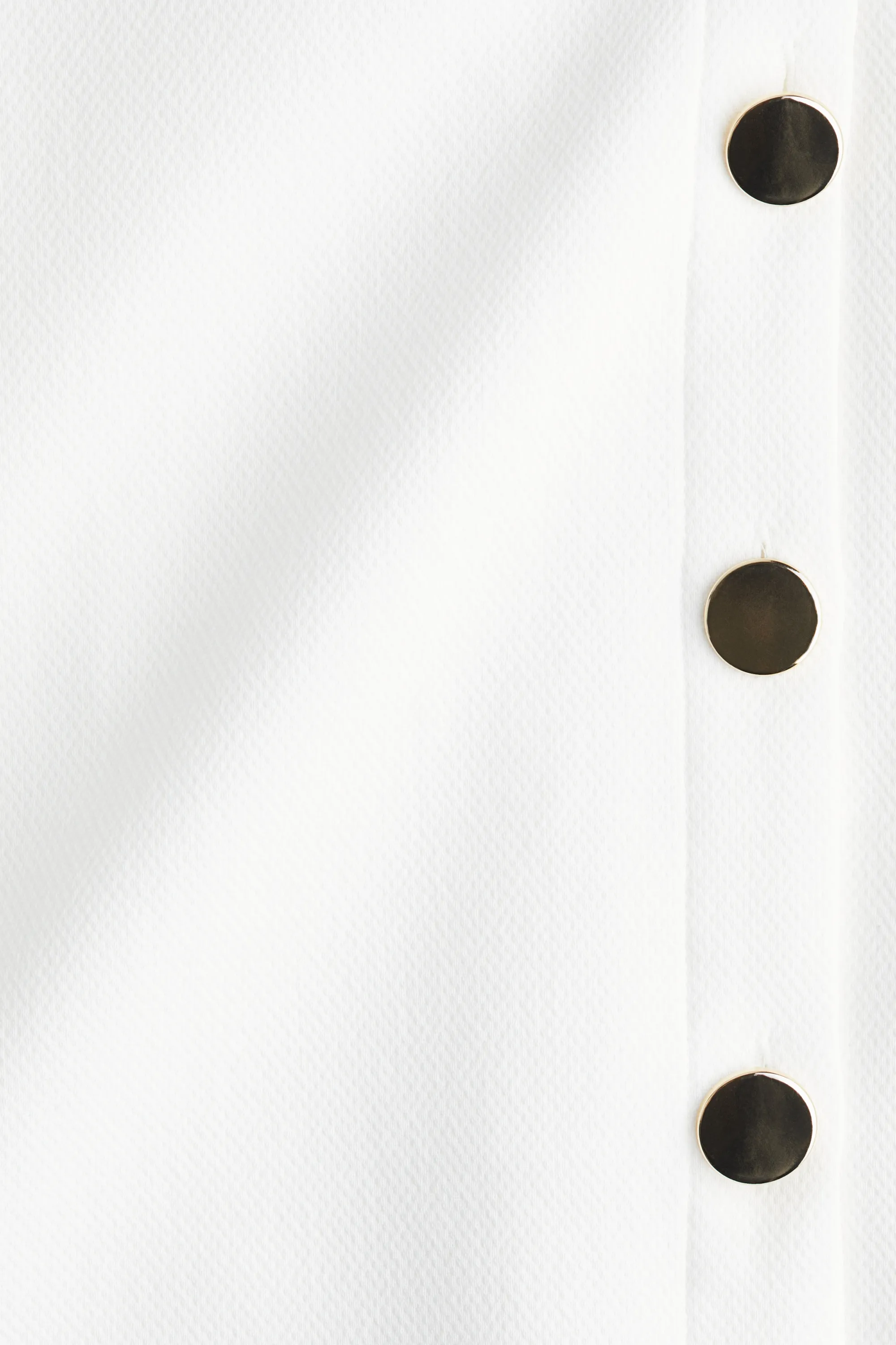 Robe à boutons - Blanc