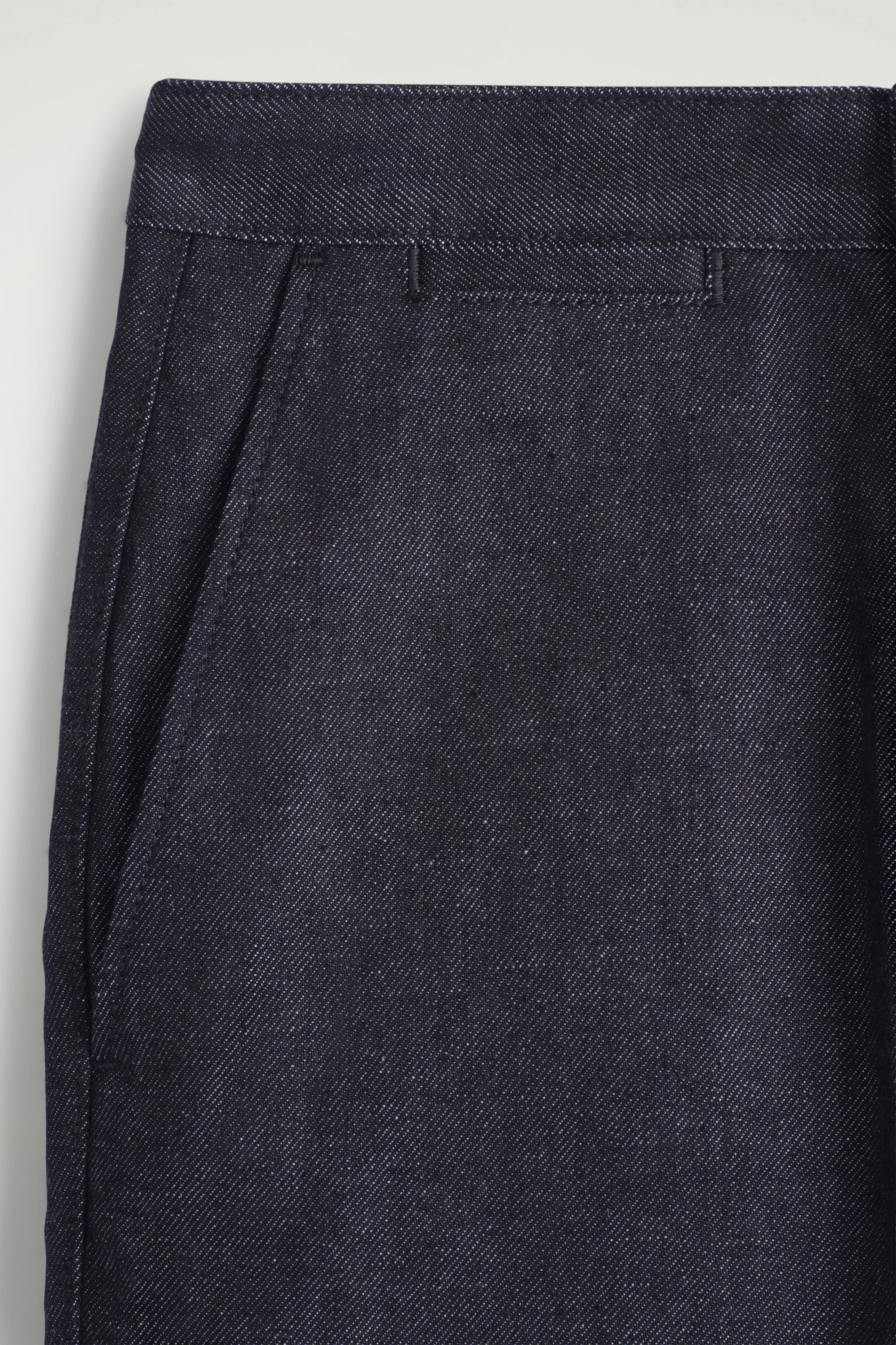 PANTALON DROIT DENIM - BLEU FONCÉ