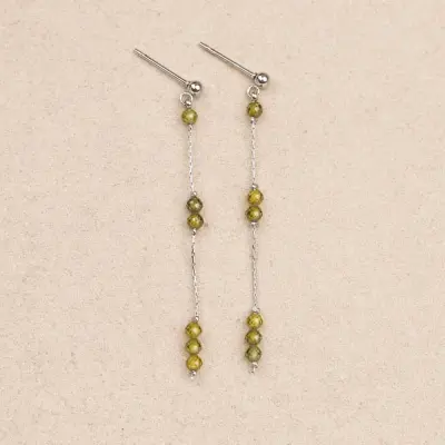 Boucles d'oreilles Baba argentées — photo 3
