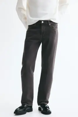 Regular Jeans - Marron denim foncé — photo 1