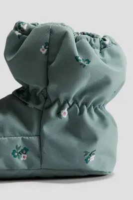 Chaussons déperlants - Turquoise/fleuri — photo 2