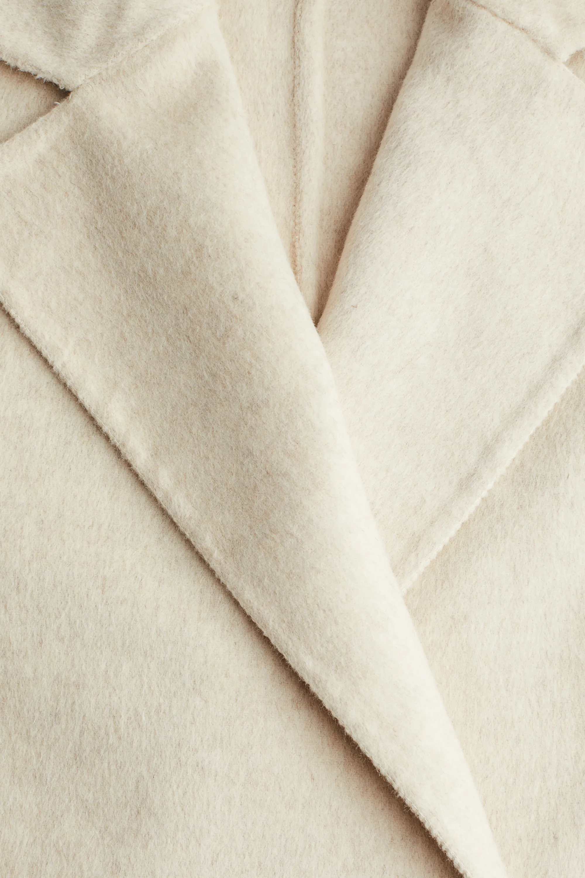 Manteau en laine mélangée - Beige clair