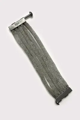 Bracelet Manchette Souple Argent — photo 2