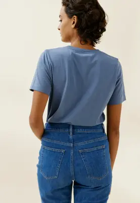 Le t-shirt classique - Bleu tempête — photo 4