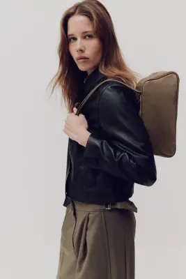 Sac porté épaule - Beige — photo 2
