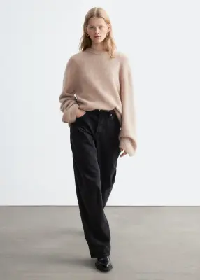 Pull en mélange d’alpaga - Beige — photo 1