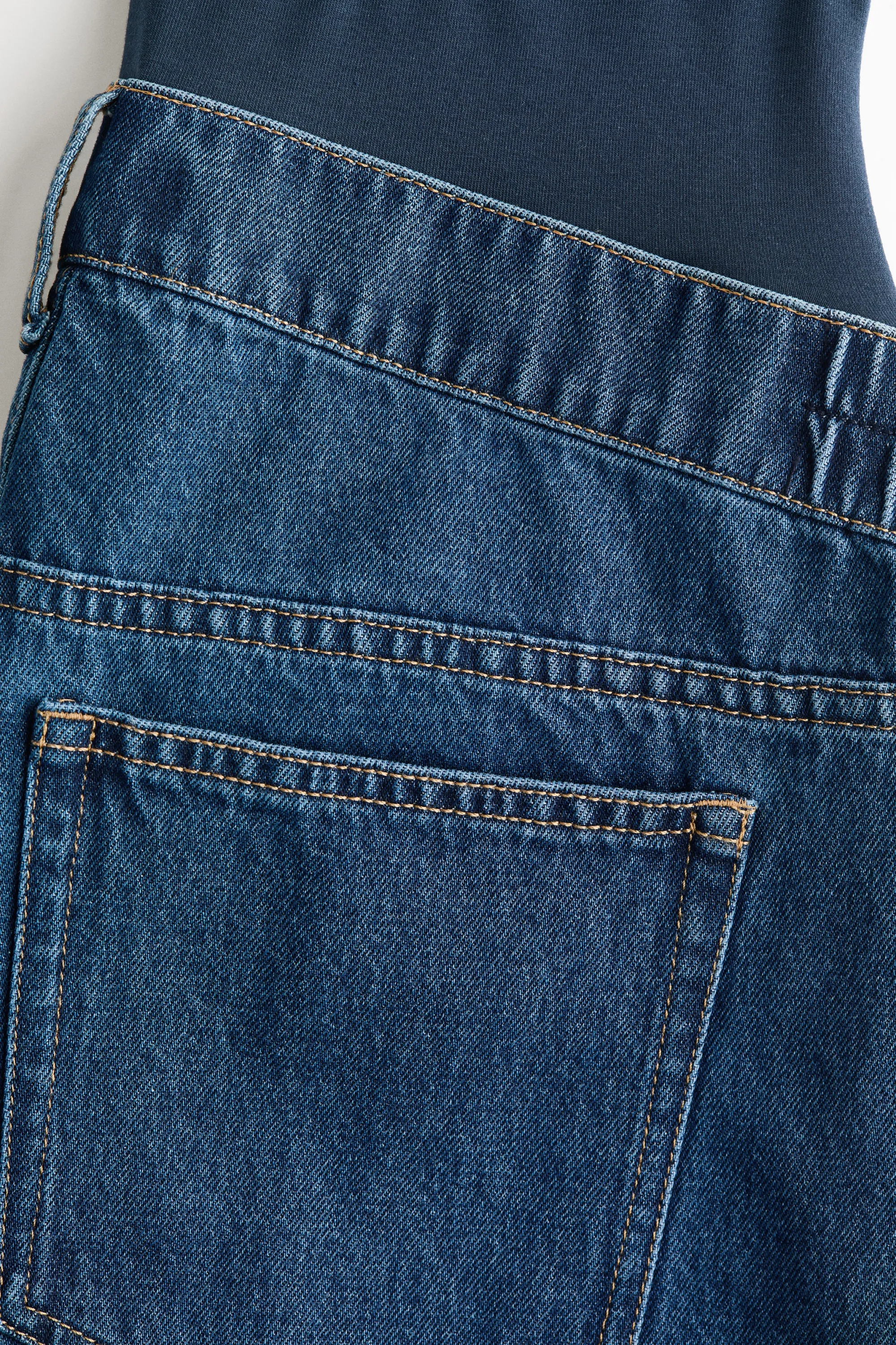 MAMA Short Bermuda en denim - Bleu denim foncé