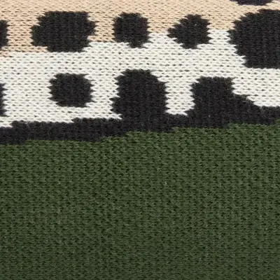 Plaid Léopard Kaki — photo 3