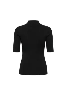 Sia Merino Wool Top - Black — photo 4